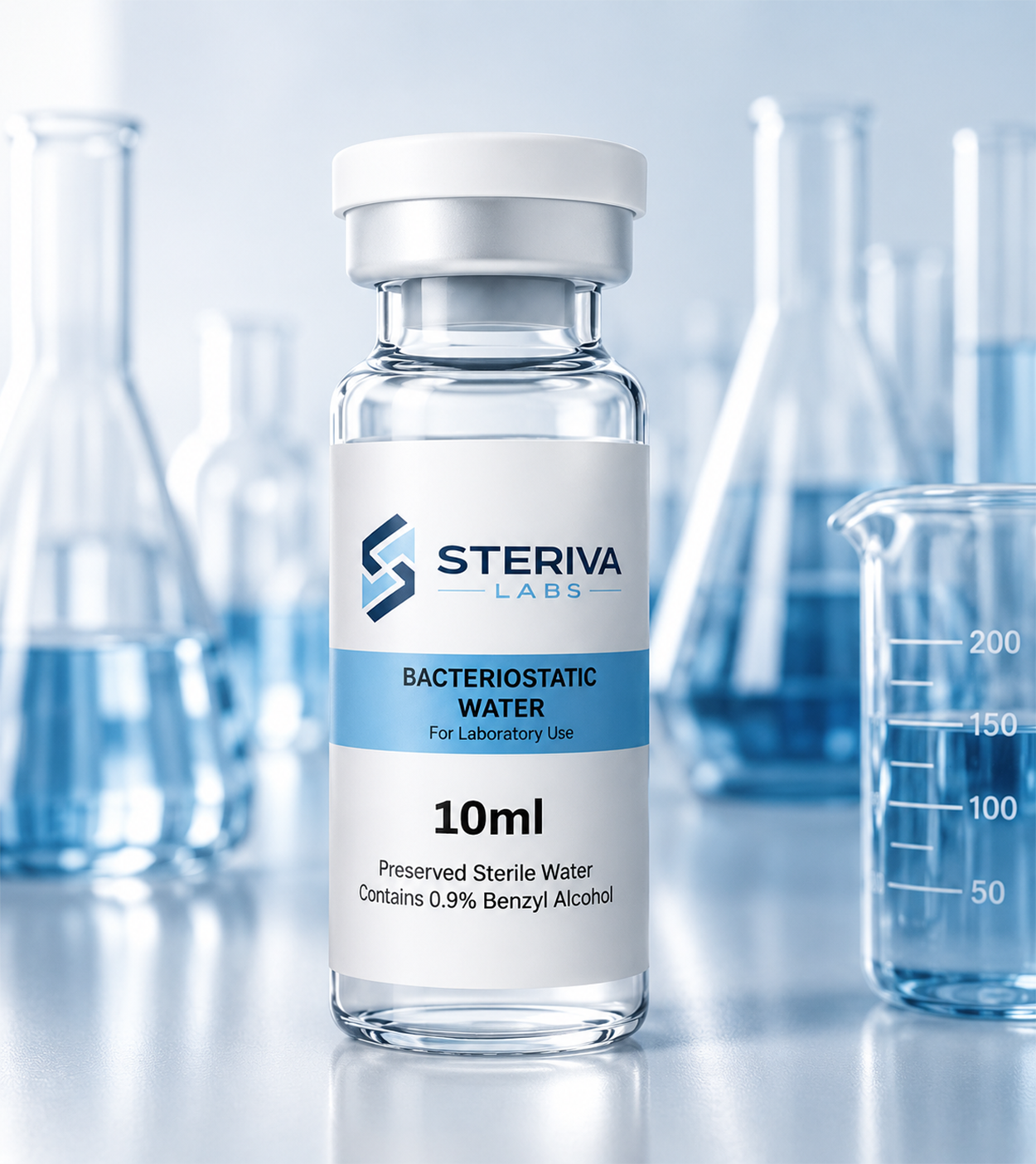 Premium Bacteriostatic Water UK 10ml vial