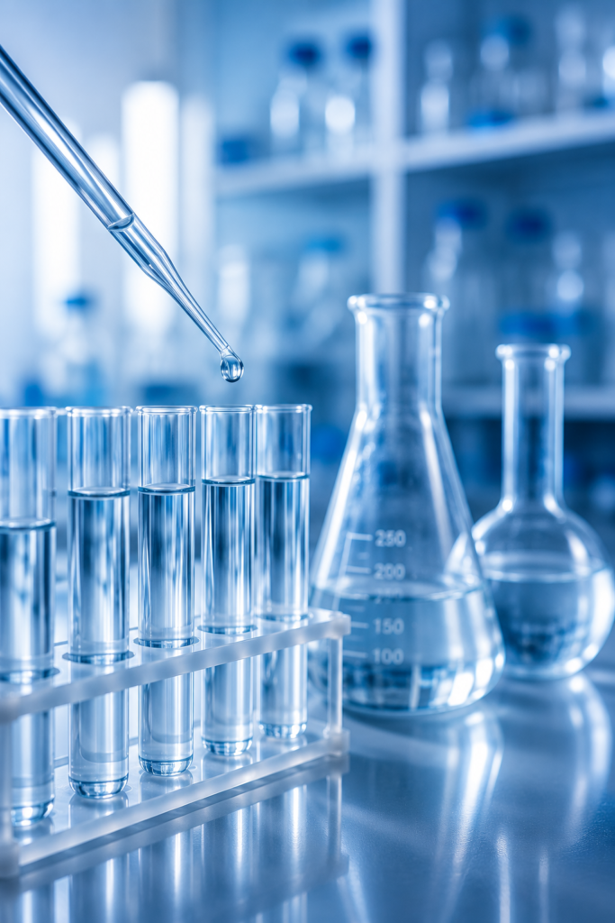 Bacteriostatic Water UK laboratory quality control