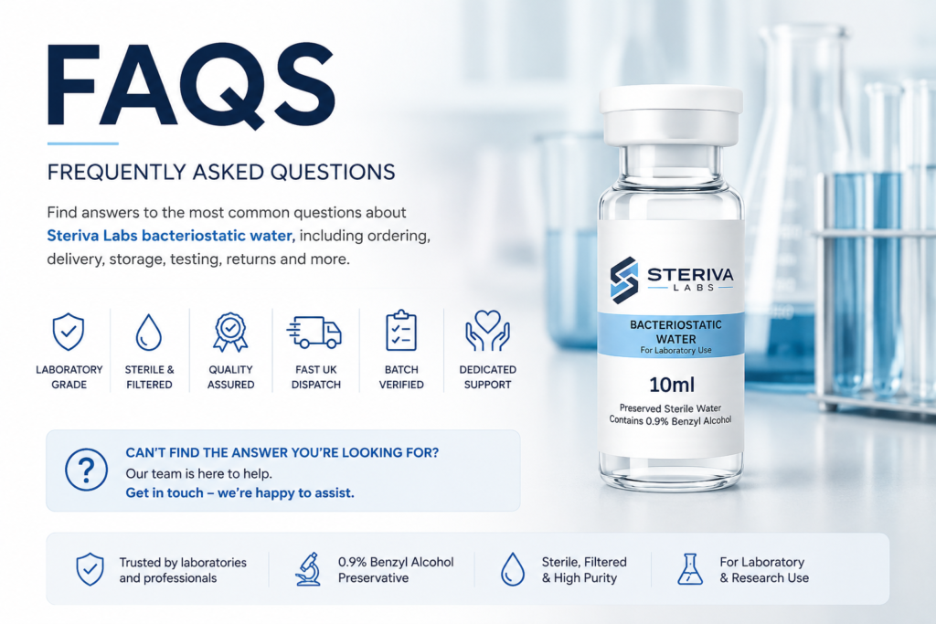 Steriva Labs bacteriostatic water